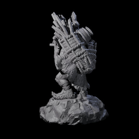 Confident Camping Goblin A Miniature for Dungeons and Dragons, Pathfinder or other TTRPGs