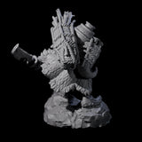 Confident Camping Goblin B Miniature for Dungeons and Dragons, Pathfinder or other TTRPGs