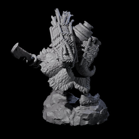 Confident Camping Goblin B Miniature for Dungeons and Dragons, Pathfinder or other TTRPGs
