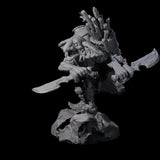 Confident Camping Goblin B Miniature for Dungeons and Dragons, Pathfinder or other TTRPGs
