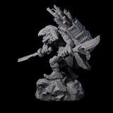 Confident Camping Goblin B Miniature for Dungeons and Dragons, Pathfinder or other TTRPGs