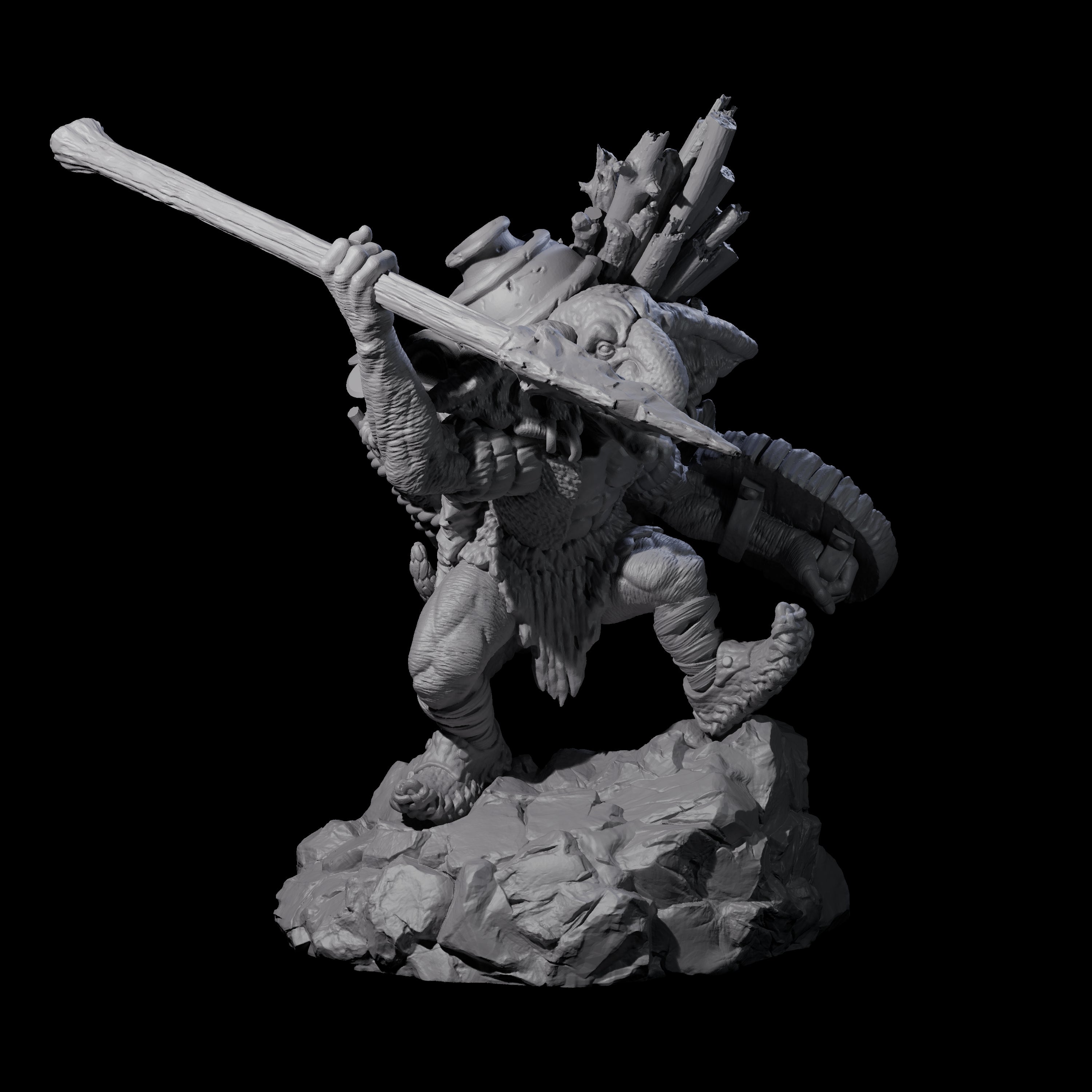 Confident Camping Goblin D Miniature for Dungeons and Dragons, Pathfinder or other TTRPGs