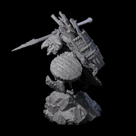 Confident Camping Goblin D Miniature for Dungeons and Dragons, Pathfinder or other TTRPGs