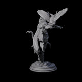 Confident Druid Hunter Miniature for Dungeons and Dragons, Pathfinder or other TTRPGs