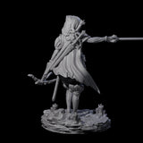 Confident Duelling Rogue Miniature for Dungeons and Dragons, Pathfinder or other TTRPGs