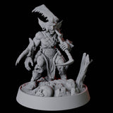Confident Goblin Fighter Miniature for Dungeons and Dragons, Pathfinder or other TTRPGs