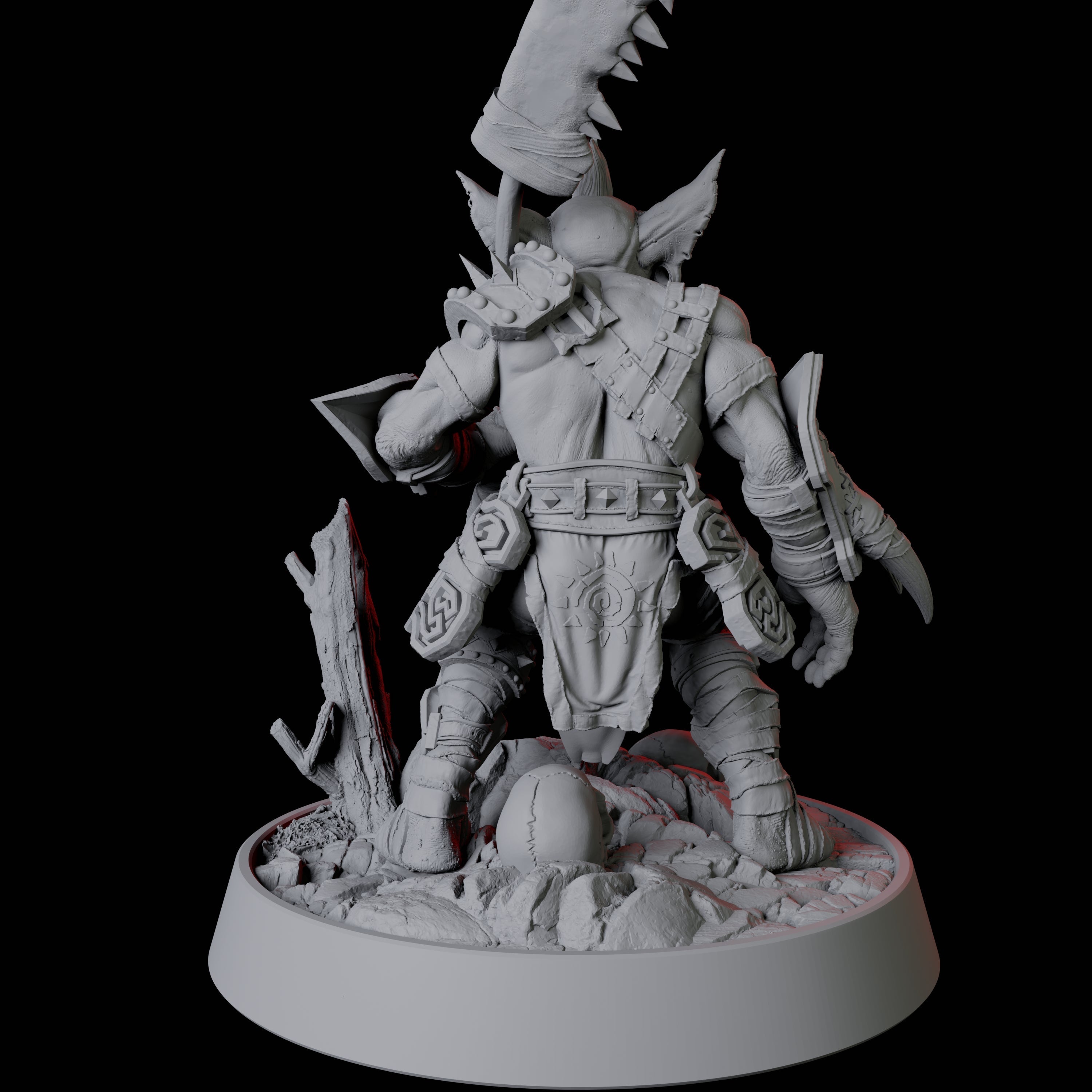 Confident Goblin Fighter Miniature for Dungeons and Dragons