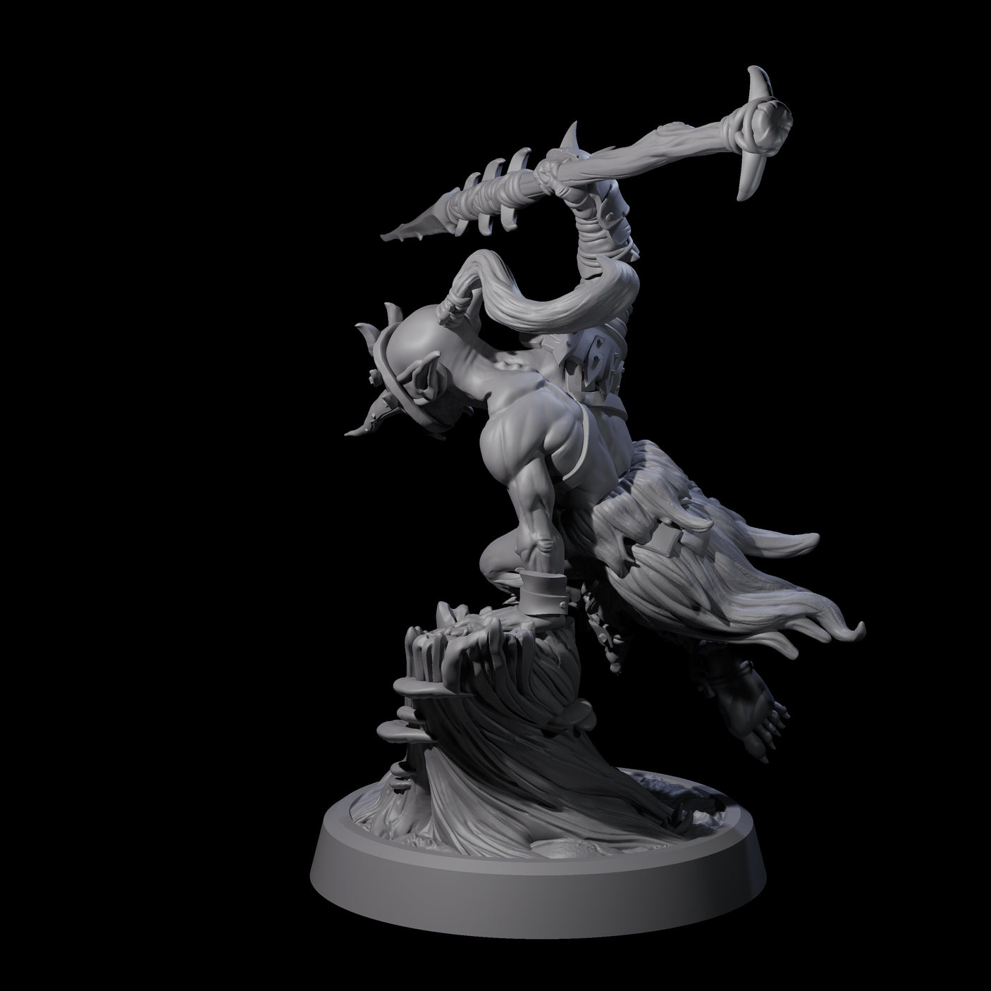 Confident Goblin Strike Team A Miniature for Dungeons and Dragons, Pathfinder or other TTRPGs