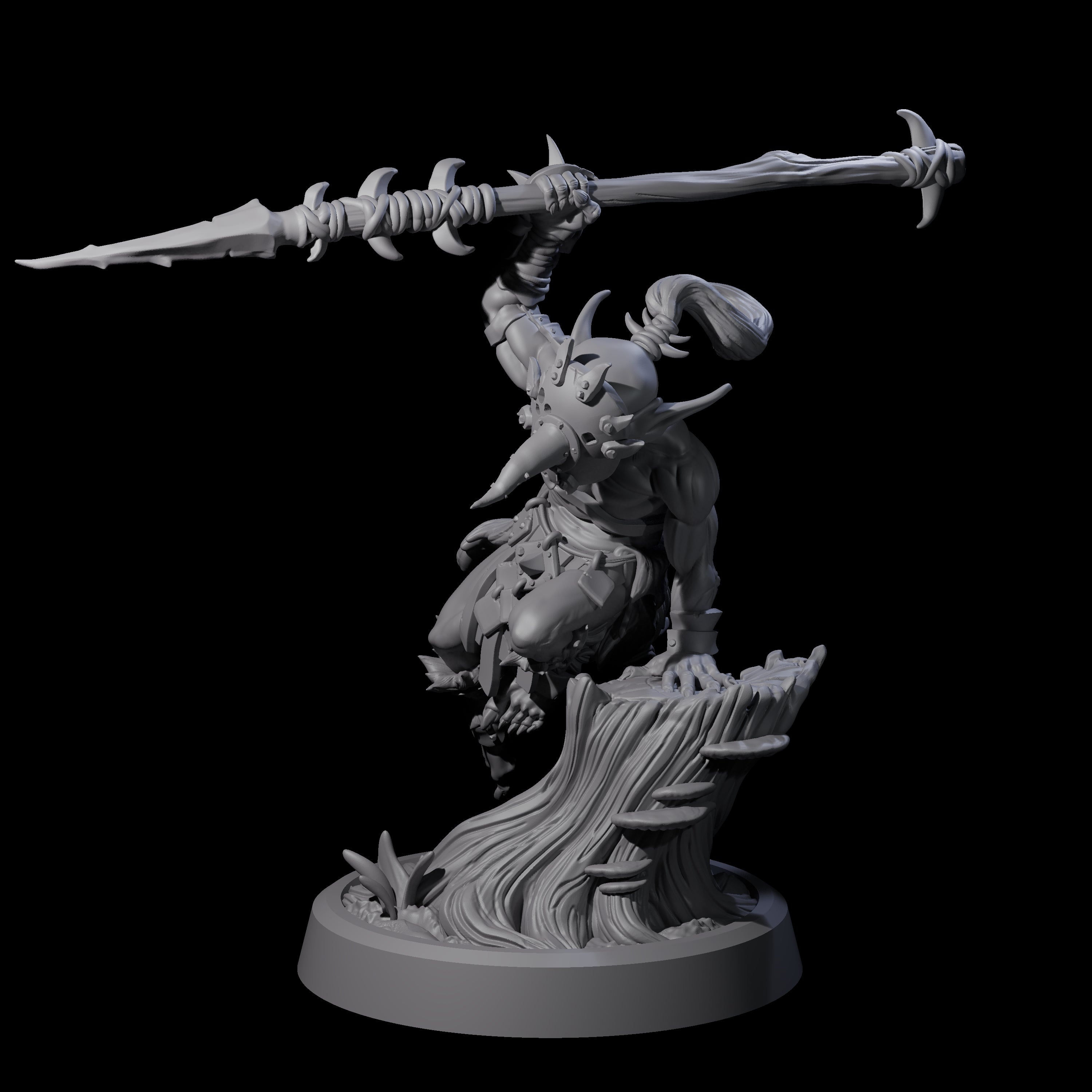 Confident Goblin Strike Team A Miniature for Dungeons and Dragons, Pathfinder or other TTRPGs