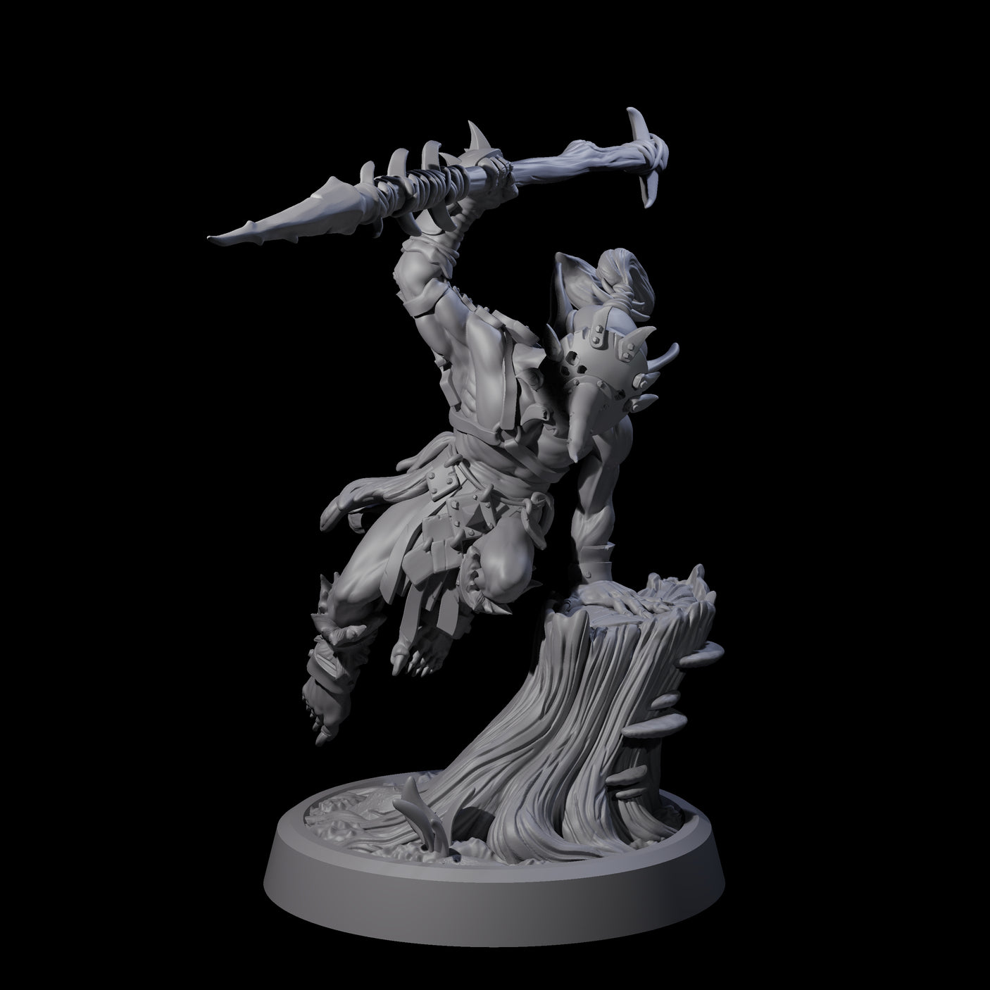 Confident Goblin Strike Team A Miniature for Dungeons and Dragons, Pathfinder or other TTRPGs
