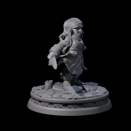 Confident Halfling Fighter Miniature for Dungeons and Dragons, Pathfinder or other TTRPGs