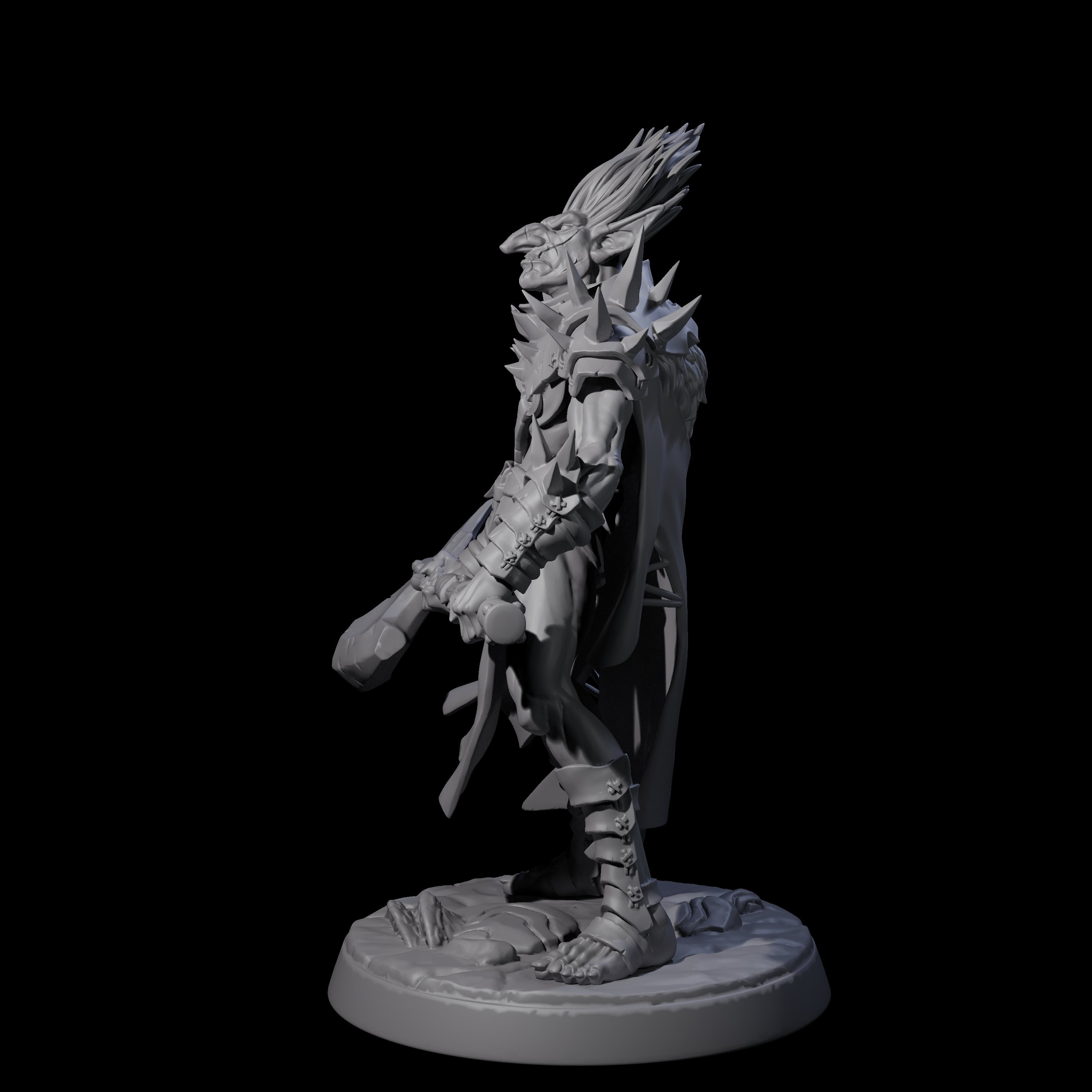 Confident Hobgoblin Champion Miniature for Dungeons and Dragons, Pathfinder or other TTRPGs