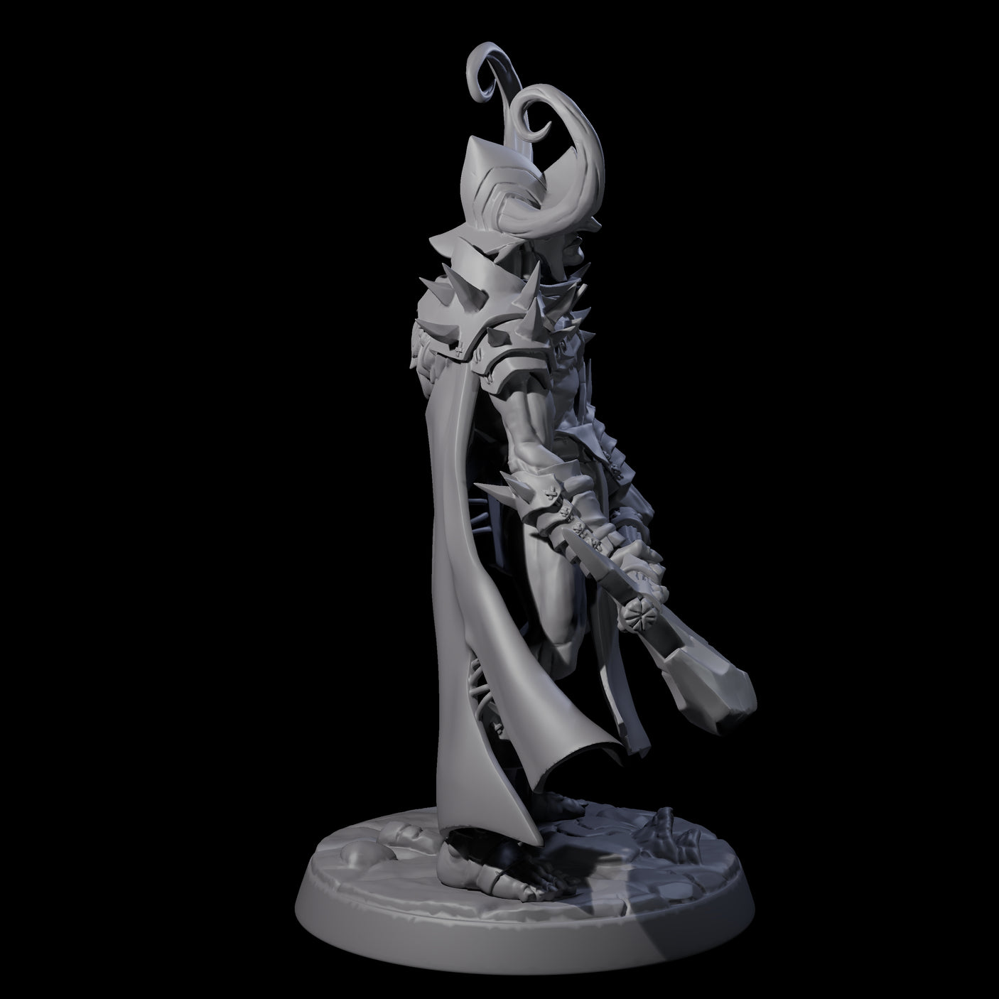 Confident Hobgoblin Champion Miniature for Dungeons and Dragons, Pathfinder or other TTRPGs