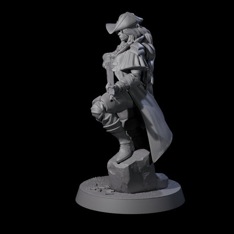 Confident Nightwarden A Miniature for Dungeons and Dragons, Pathfinder or other TTRPGs