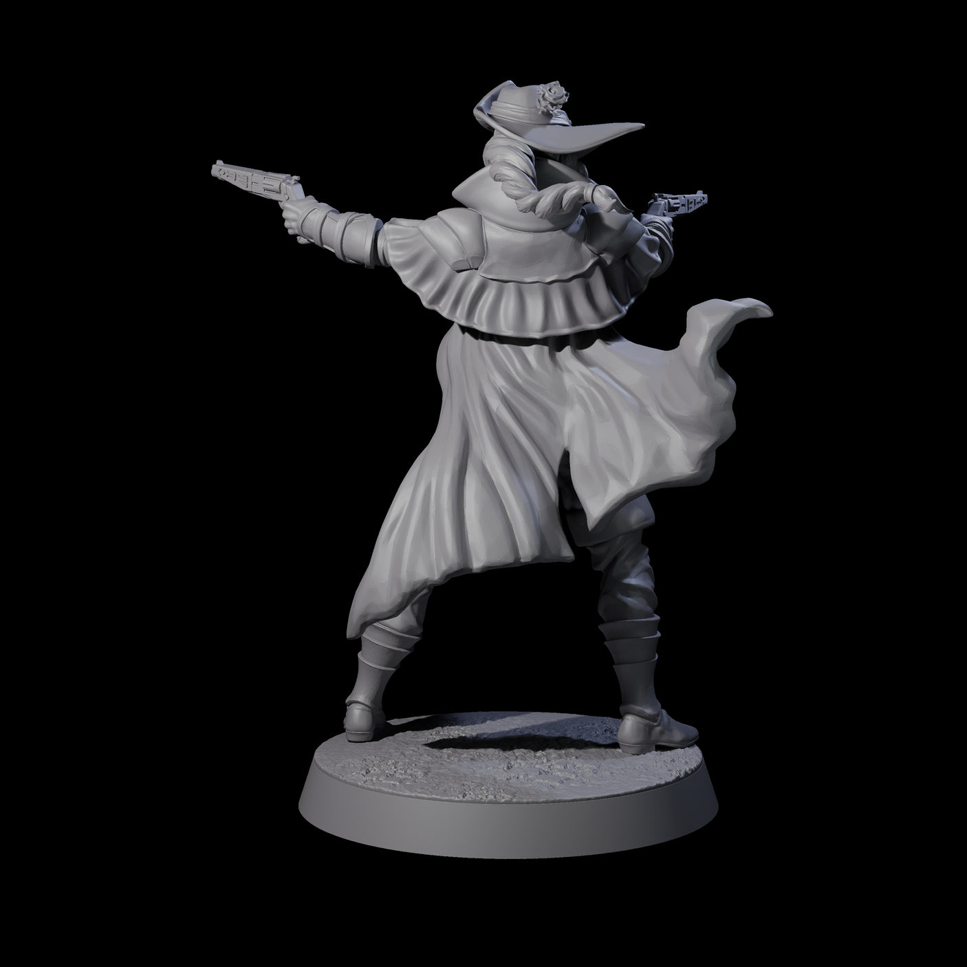Confident Nightwarden B Miniature for Dungeons and Dragons, Pathfinder or other TTRPGs