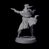 Confident Nightwarden B Miniature for Dungeons and Dragons, Pathfinder or other TTRPGs