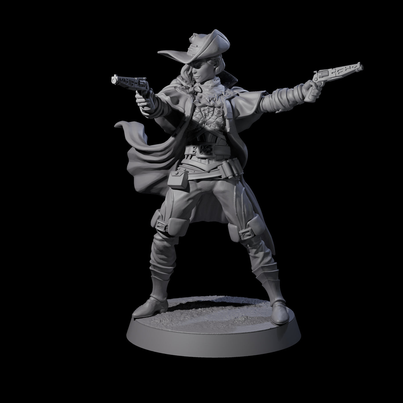 Confident Nightwarden B Miniature for Dungeons and Dragons, Pathfinder or other TTRPGs
