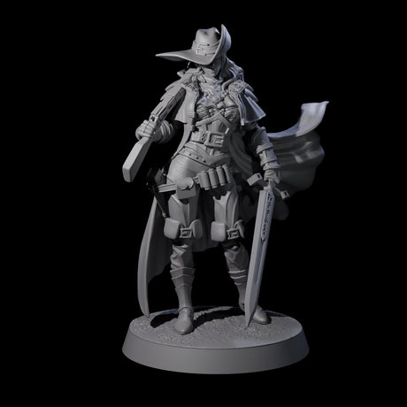 Confident Nightwarden C Miniature for Dungeons and Dragons, Pathfinder or other TTRPGs