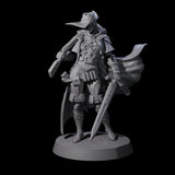 Confident Nightwarden C Miniature for Dungeons and Dragons, Pathfinder or other TTRPGs