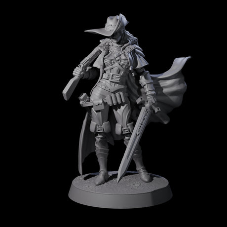 Confident Nightwarden C Miniature for Dungeons and Dragons, Pathfinder or other TTRPGs