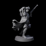 Confident Nightwarden D Miniature for Dungeons and Dragons, Pathfinder or other TTRPGs