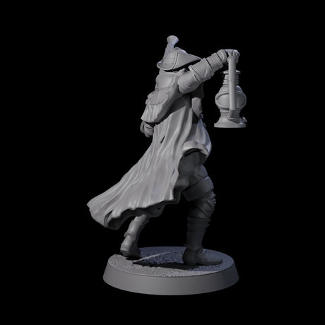 Confident Nightwarden D Miniature for Dungeons and Dragons, Pathfinder or other TTRPGs