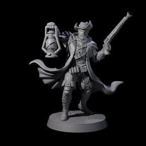 Confident Nightwarden D Miniature for Dungeons and Dragons, Pathfinder or other TTRPGs