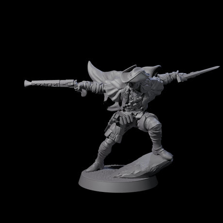 Confident Nightwarden E Miniature for Dungeons and Dragons, Pathfinder or other TTRPGs