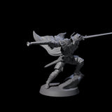 Confident Nightwarden E Miniature for Dungeons and Dragons, Pathfinder or other TTRPGs