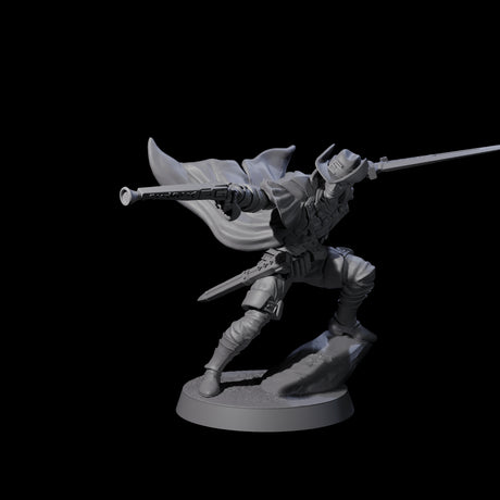 Confident Nightwarden E Miniature for Dungeons and Dragons, Pathfinder or other TTRPGs