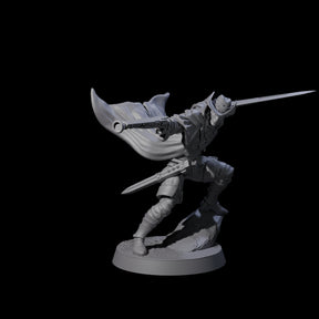 Confident Nightwarden E Miniature for Dungeons and Dragons, Pathfinder or other TTRPGs