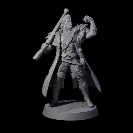 Confident Nightwarden G Miniature for Dungeons and Dragons, Pathfinder or other TTRPGs