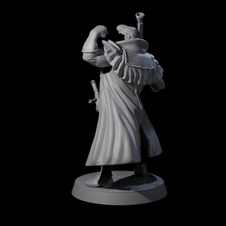Confident Nightwarden G Miniature for Dungeons and Dragons, Pathfinder or other TTRPGs