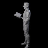 Confident Professor Miniature for Dungeons and Dragons, Pathfinder or other TTRPGs