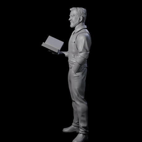 Confident Professor Miniature for Dungeons and Dragons, Pathfinder or other TTRPGs