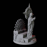 Confident Queen Miniature for Dungeons and Dragons, Pathfinder or other TTRPGs