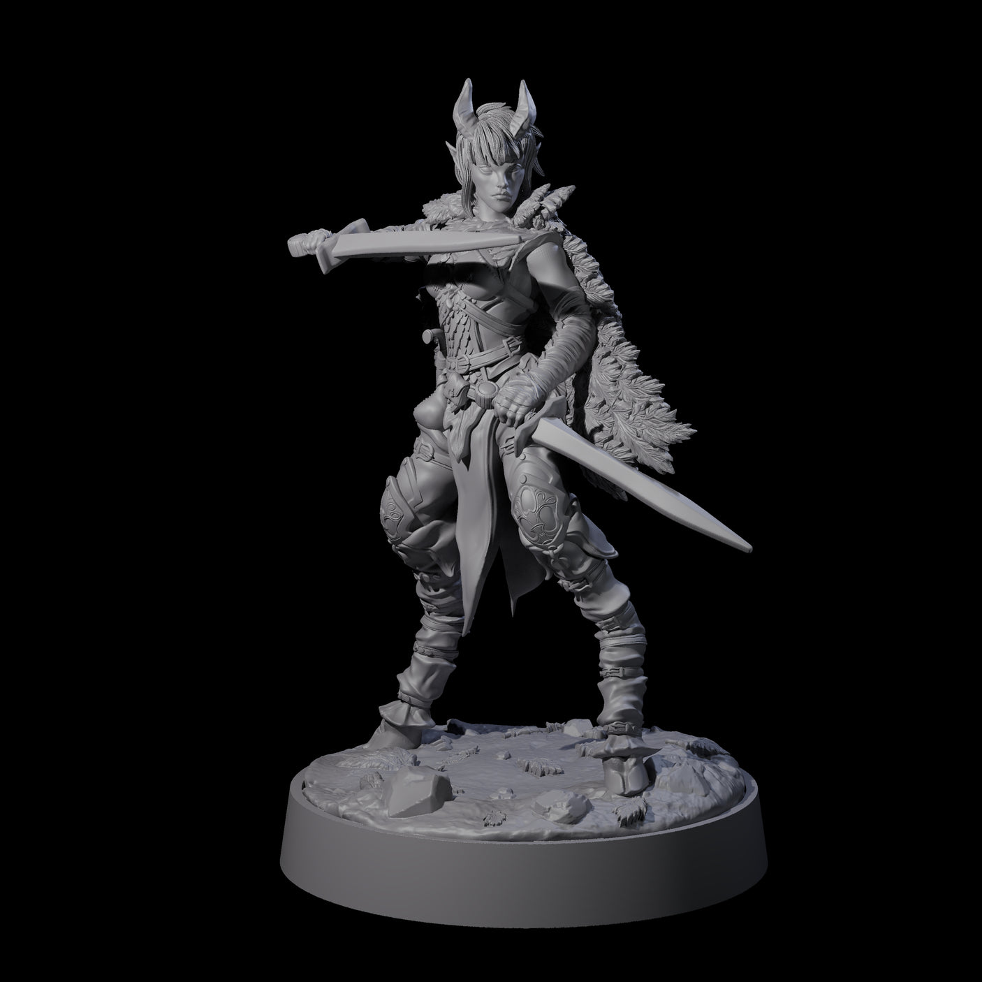 Confident Satyr Glade Defender A Miniature for Dungeons and Dragons, Pathfinder or other TTRPGs