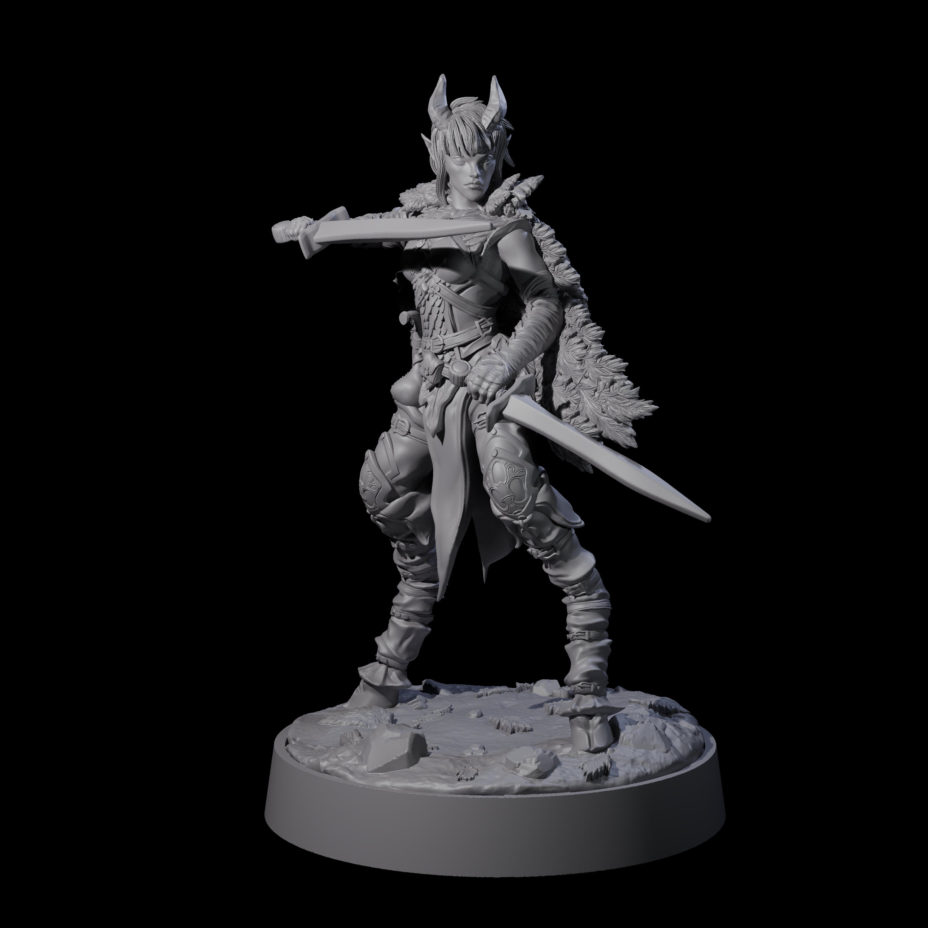 Confident Satyr Glade Defender A Miniature for Dungeons and Dragons, Pathfinder or other TTRPGs