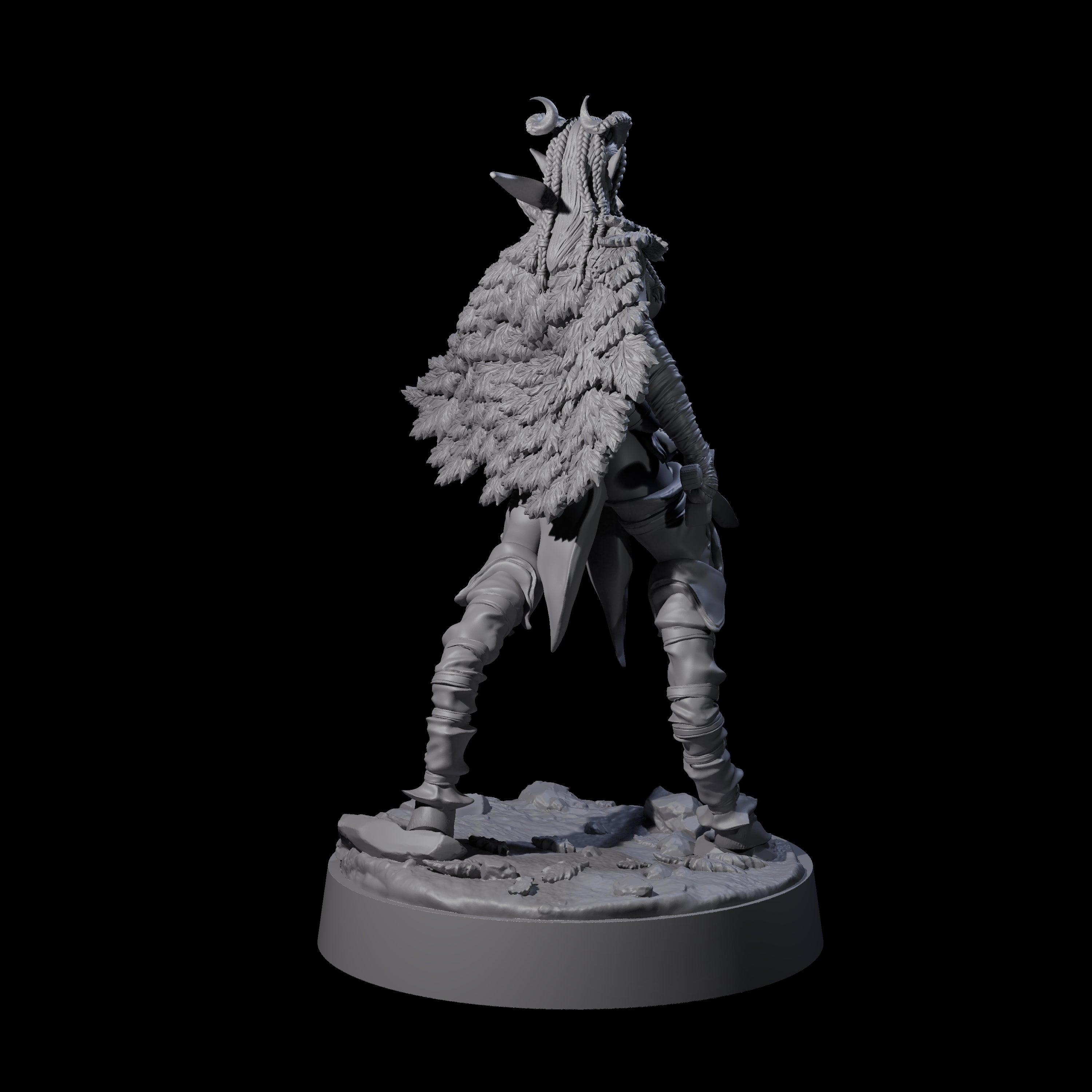 Confident Satyr Glade Defender B Miniature for Dungeons and Dragons, Pathfinder or other TTRPGs