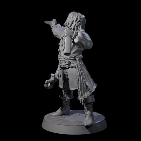 Confident Swashbuckling Pirate B Miniature for Dungeons and Dragons, Pathfinder or other TTRPGs