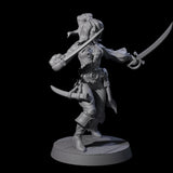 Confident Swashbuckling Pirate C Miniature for Dungeons and Dragons, Pathfinder or other TTRPGs
