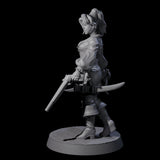 Confident Swashbuckling Pirate E Miniature for Dungeons and Dragons, Pathfinder or other TTRPGs