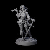 Confident Swashbulker Miniature for Dungeons and Dragons, Pathfinder or other TTRPGs
