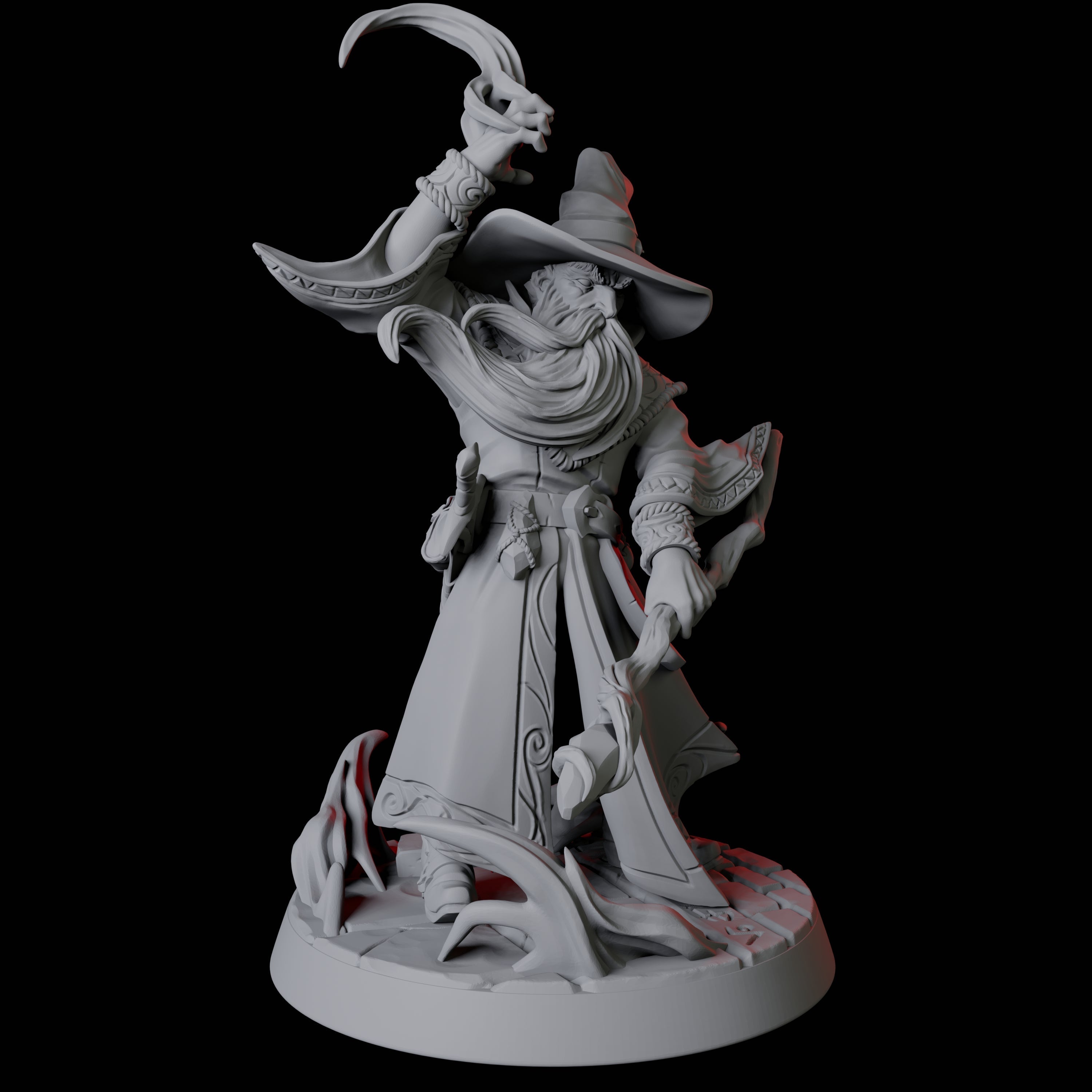 Conjuring Archwizard Miniature for Dungeons and Dragons, Pathfinder or other TTRPGs