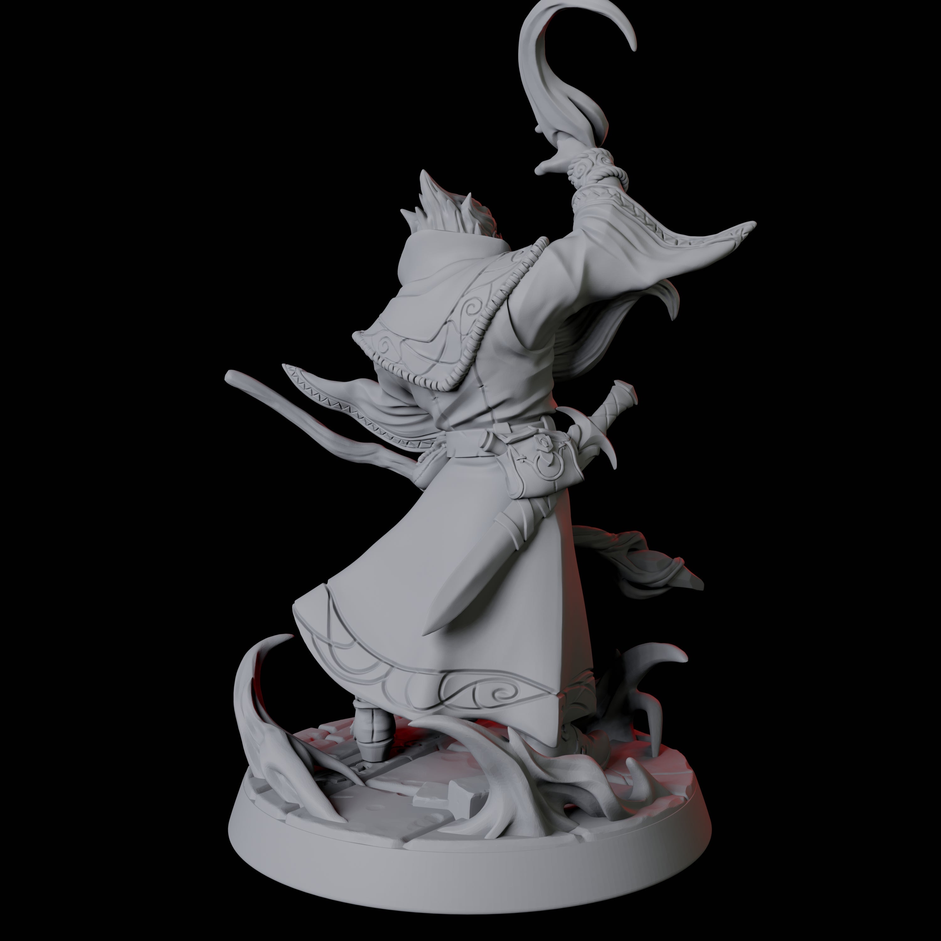 Conjuring Archwizard Miniature for Dungeons and Dragons, Pathfinder or other TTRPGs