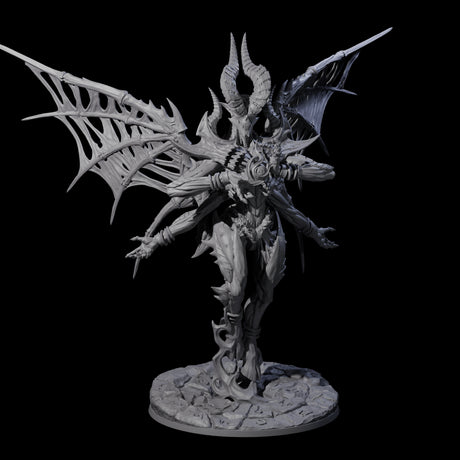 Conjuring Nascent Demon Lord Miniature for Dungeons and Dragons, Pathfinder or other TTRPGs
