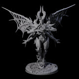 Conjuring Nascent Demon Lord Miniature for Dungeons and Dragons, Pathfinder or other TTRPGs
