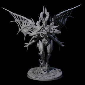 Conjuring Nascent Demon Lord Miniature for Dungeons and Dragons, Pathfinder or other TTRPGs