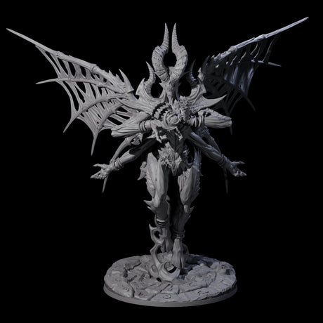 Conjuring Nascent Demon Lord Miniature for Dungeons and Dragons, Pathfinder or other TTRPGs