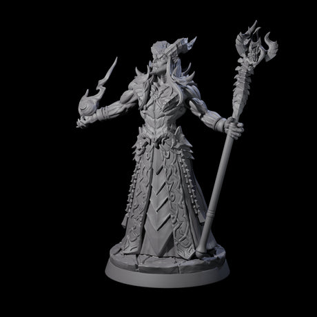 Conjuring Tricky Archdevil Miniature for Dungeons and Dragons, Pathfinder or other TTRPGs